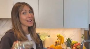 RHONY star hits back at fans upset she held baby while making martini