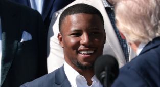 Saquon Barkley shares White House moment with Ivanka Trump's son