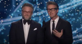 Seth Rogen's jokes about Trump CUT from science award show coverage