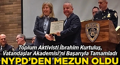 Toplum Aktivisti İbrahim Kurtuluş, NYPD'nin Vatandaşlar Akademisi'ni Başarıyla Tamamladı!