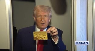 Trump unveils his new 'Gold Card' visa design