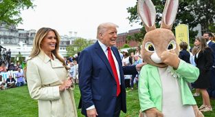 Trump's savage dig at Joe Biden during Easter Egg Roll goes viral