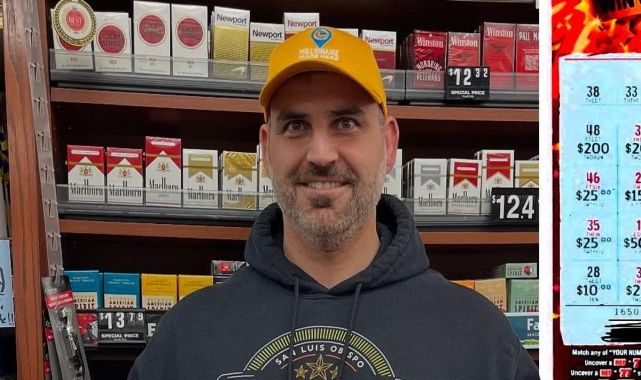 Twist after man wins $1million on lottery scratch card at liquor store