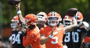 Browns reporter caught on camera trolling new rookie quarterback