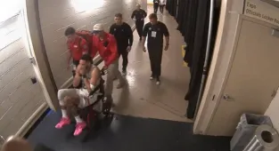 Celtics' Tatum taken off in wheelchair after suffering worrying injury