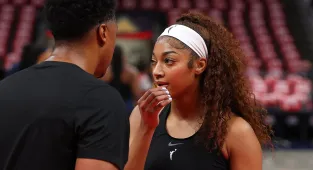 Fans irate as Sky skip anthem before Angel Reese-Caitlin Clark dustup