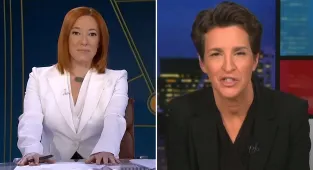 Jen Psaki's humiliating blow taking over from Rachel Maddow on MSNBC
