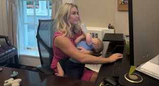 Karoline Leavitt's VERY MAGA office décor