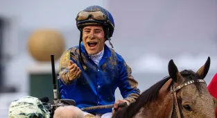 Kentucky Derby-winning jockey handed huge fine for whipping his horse