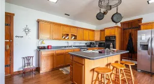 Kitchen looks so dated - but it sits in VERY quirky home