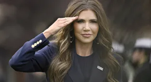 Kristi Noem's two word reason to order slapping down suit from migrant