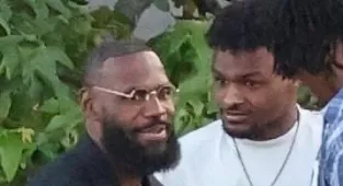 LeBron celebrates son's graduation amid uncertainty over NBA future