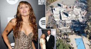 Miley Cyrus reflects on her house with Liam Hemsworth burning down