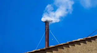 New Pope is chosen: White smoke rises from chapel after conclave vote