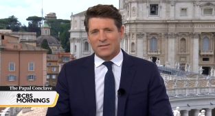 Outrage over CBS News star's seedy description of papal conclave