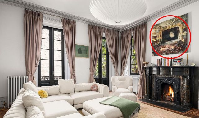 Painting in $14m Brooklyn townhouse gives clue to its A-List owner
