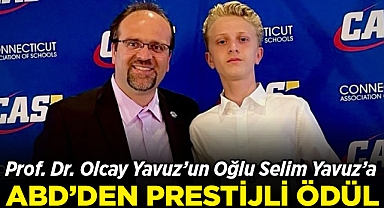 Prof. Dr. Olcay Yavuz'un Oğlu Selim Yavuz'a ABD'den Prestijli Ödül