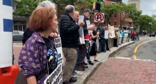 Protesters call for end to Gaza war outside Harvard commencement