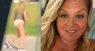 Risqué secret of woman who was filmed carrying out vile act on a car