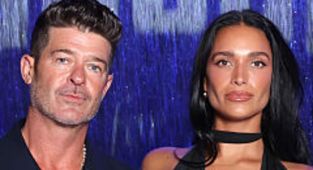 Robin Thicke, 48, marries baby mama, 30, after seven-year engagement