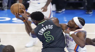 Thunder-Wolves: Gilgeous-Alexander leads OKC to Game 1 win in West finals