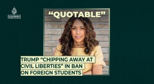 Trump “chipping away at civil liberties” in ban on foreign students