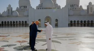 Trump hails ‘incredible culture’ as he tours Abu Dhabi’s Grand Mosque
