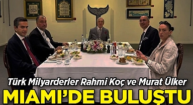 Türk Milyarderler Rahmi Koç ve Murat Ülker Miami'de Kahvaltı Masasında Bir Araya Geldi!