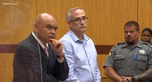 Unlikely excuse of cop who's retiring after beating woman