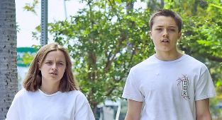 Angelina Jolie and Brad Pitt's twins, 16, look just like their parents
