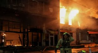 At least three killed in Russian drone and missile attack on Ukraine