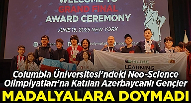 Azerbaycanlı Öğrenciler Columbia Üniversitesi'ndeki Olimpiyatta Madalyalara Doymadı