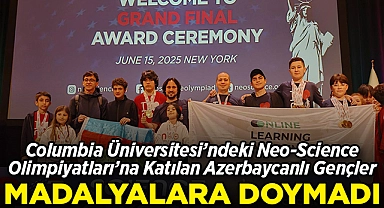 Azerbaycanlı Öğrenciler Columbia Üniversitesi'ndeki Olimpiyatta Madalyalara Doymadı