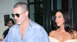 Brad Pitt unveils midlife-crisis look with girlfriend Ines de Ramon