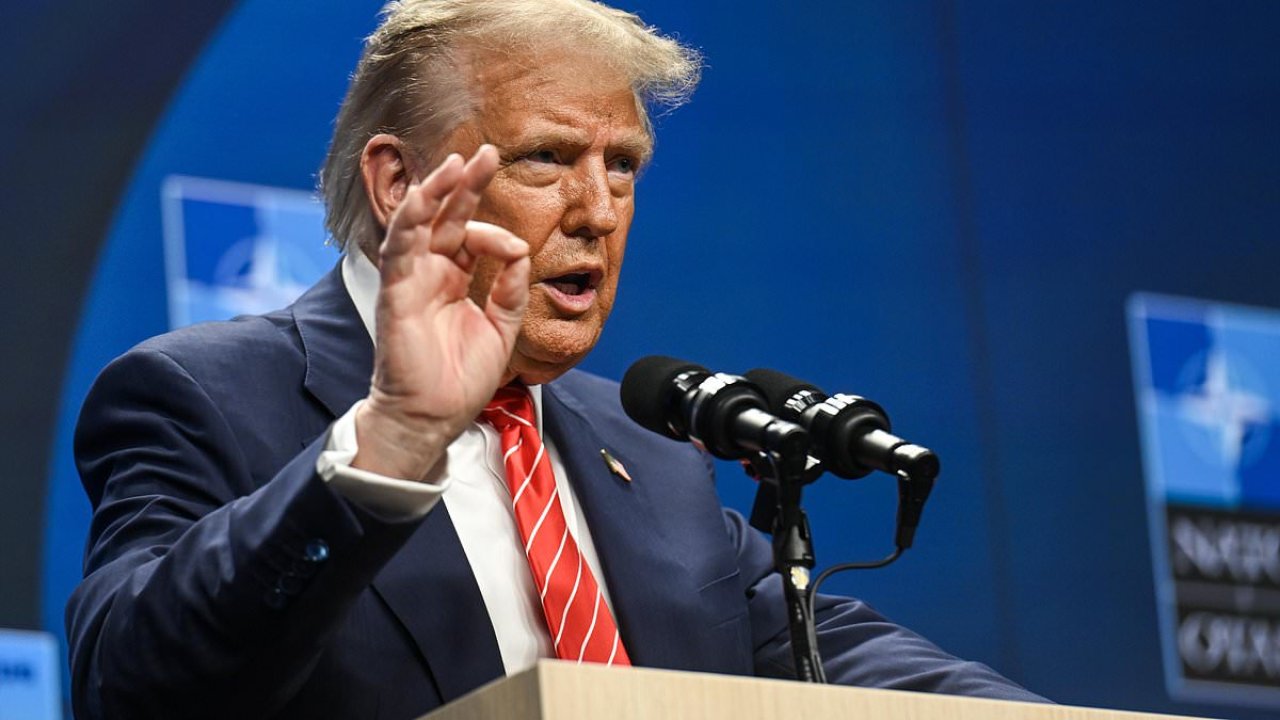 Combative Trump doubles down on Iran bombing and fights with reporters