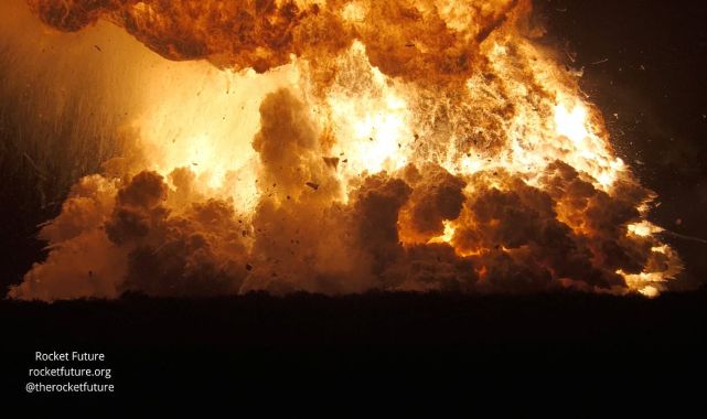 Elon Musk jokes it's 'just a scratch' as SpaceX rocket EXPLODES