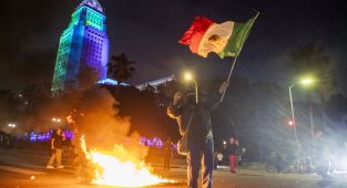 FBI manhunt for LA rioter who hurled rocks at ICE agents: Live updates