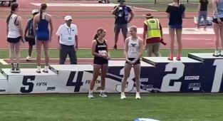 Female Oregon high jumpers' act of defiance after facing trans rival