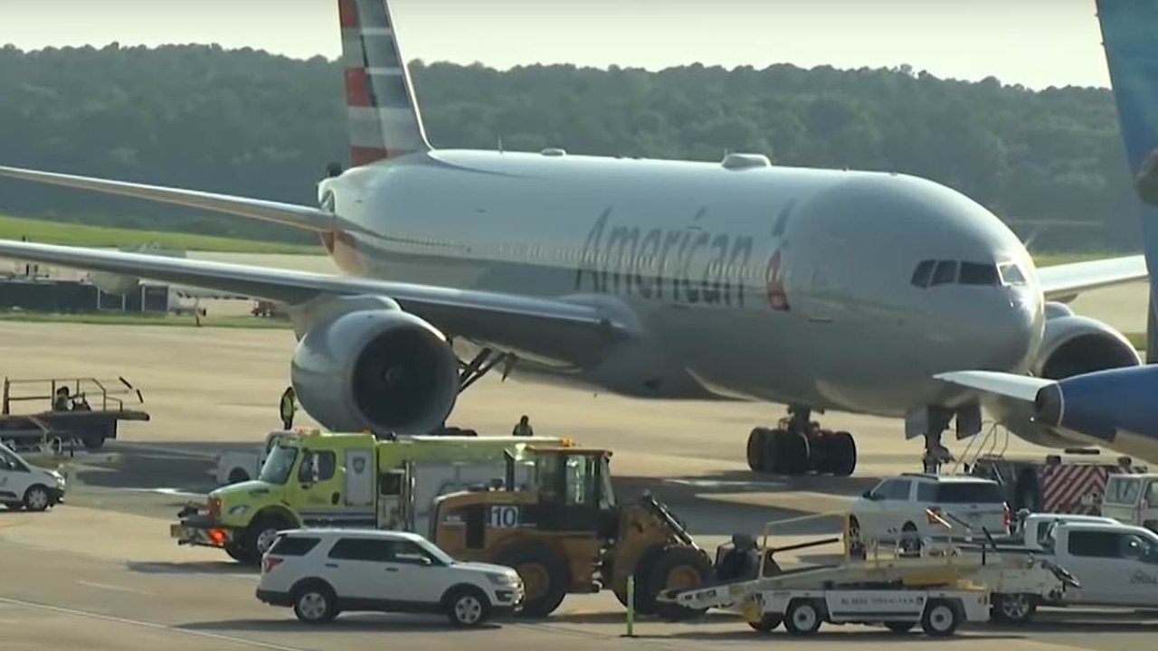 Five aboard American Airlines flight rushed to hospital after incident