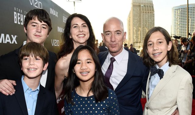 Inside Lauren Sanchez and Jeff Bezos's blended family