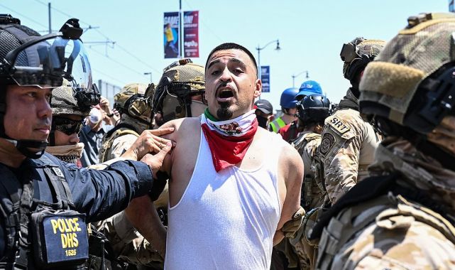 LA riots live: Trump unleashes on 'incompetent' Gavin Newsom
