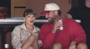 Loved-up Travis Kelce reveals he and Taylor Swift have a 'movie list'