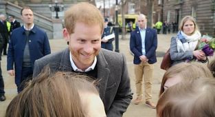 Moment Prince Harry NEARLY broke Meghan's golden baby name rule
