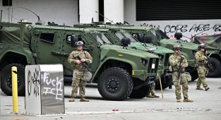 National Guard arrives in LA following days of chaotic protests
