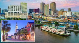 New map reveals US cities and landmarks set to DISAPPEAR by 2050