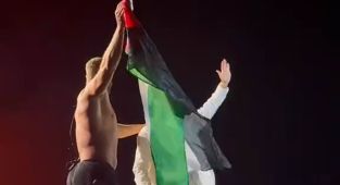 Rock band sparks major backlash after waving Palestinian flag on stage