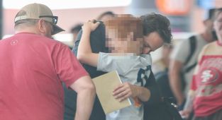 Scott Wolf breaks cover for emotional Father's Day reunion with son