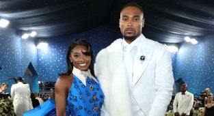 Simone Biles' husband breaks cover amid feud with Riley Gaines