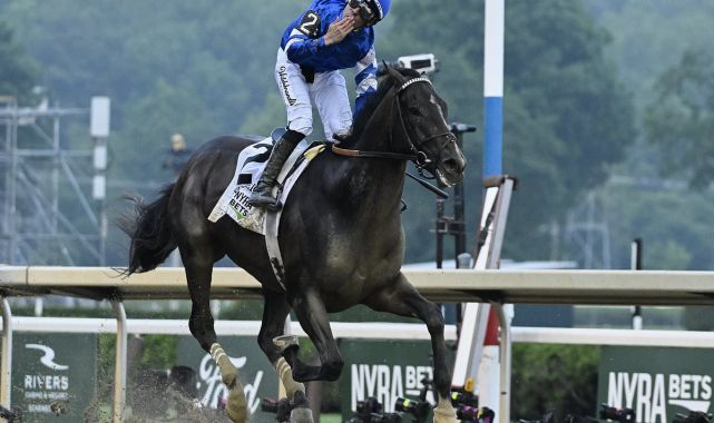 Sovereignty takes Belmont Stakes a month after Kentucky Derby win