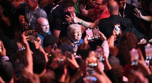 Trump arrives at UFC 316 months after cageside hangout with Musk